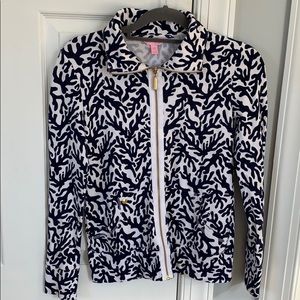 Lily Pulitzer zip up pullover
